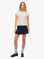 Superdry Cream Athletic Essential T-Shirt - Image 2 of 6