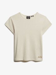 Superdry Cream Athletic Essential T-Shirt - Image 5 of 6