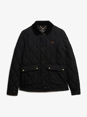 Superdry Black Cord Trimmed Liner Jacket - Image 6 of 7