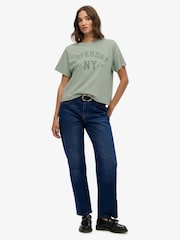 Superdry Green Athletic Essentials Loose T-Shirt - Image 4 of 5
