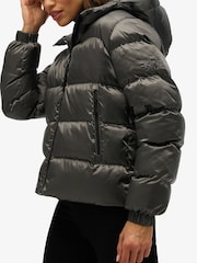 Superdry Hooded Luxe Sports Puffer Coat - Imagem 4 de 6