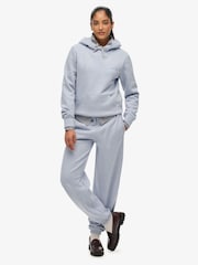Superdry Blue Essential Logo Emb Hoodie - Image 3 of 6
