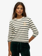 Superdry White Cap Sleeve Corset Top - Image 1 of 6