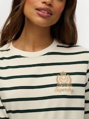 Superdry White Cap Sleeve Corset Top - Image 4 of 6