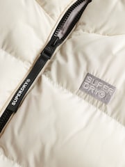 Creme - Superdry Sports Steppweste - Bild 6 von 7