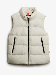 Creme - Superdry Sports Steppweste - Bild 7 von 7