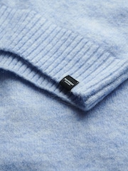 Superdry Blue Slouchy Crew Neck Jumper - Image 5 of 5
