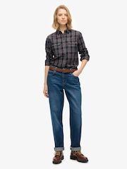 Superdry Blue Lumberjack Check Flannel Shirt - Image 2 of 6
