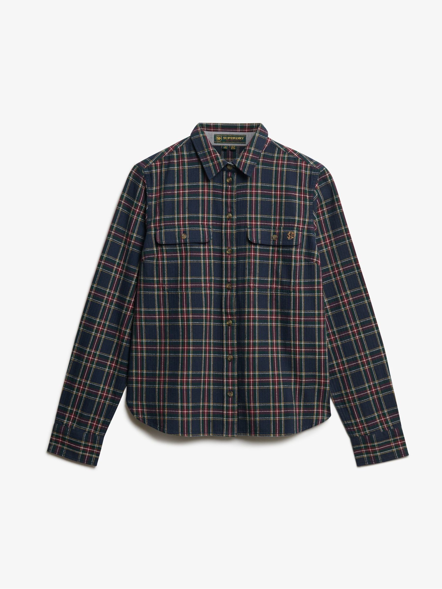 Buy Superdry Blue Lumberjack Check Flannel Shirt from Next USA