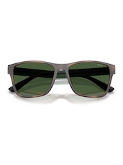 Ralph Lauren Polo Square Brown Sunglasses - Image 5 of 5