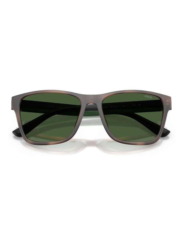 Ralph Lauren Polo Square Brown Sunglasses - Image 5 of 5