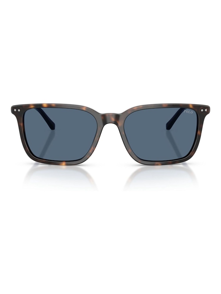 Ralph Lauren Polo Pillow Brown Sunglasses - Image 1 of 5