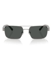 Ralph Lauren Grey Polo Rectangle Sunglasses - Image 1 of 5