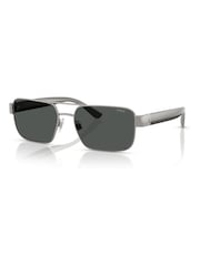 Ralph Lauren Grey Polo Rectangle Sunglasses - Image 2 of 5