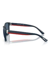Ralph Lauren Blue Polo Square Sunglasses - Bild 3 von 5