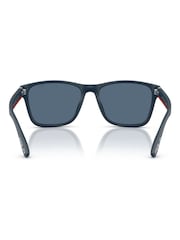 Ralph Lauren Blue Polo Square Sunglasses - Bild 4 von 5