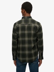 Superdry Green Long Sleeve Cotton Lumberjack Shirt - Image 2 of 7