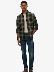 Superdry Green Long Sleeve Cotton Lumberjack Shirt - Image 3 of 7