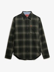Superdry Green Long Sleeve Cotton Lumberjack Shirt - Image 6 of 7
