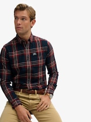 Superdry Blue Long Sleeve Cotton Lumberjack Shirt - Image 3 of 6