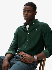 Superdry Green Classic Needle Cord Shirt - Image 3 of 5