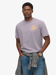 Superdry Purple Trade Tools Oversized T-Shirt - Image 1 of 6