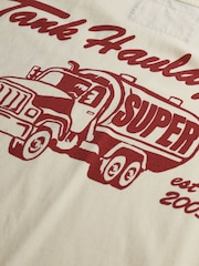 Superdry White Trade Tools Oversized T-Shirt - Image 6 of 7