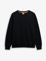Superdry Black Essential Logo Crew Sweatshirt - Image 5 of 5