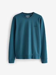 Azul - Moletom Superdry cotton Classic Essential Sweatshirt - Imagem 1 de 1