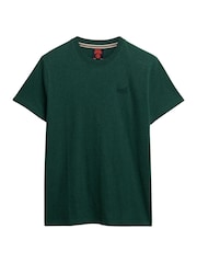 Superdry Dark Green Essential Logo Embroidery T-Shirt - Image 5 of 6