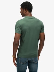 Superdry Green Essential Logo Embroidery T-Shirt - Image 2 of 7
