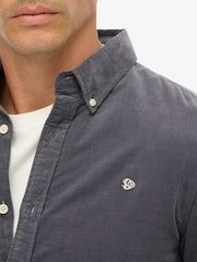 Superdry Blue Classic Needle Cord Shirt - Image 4 of 6