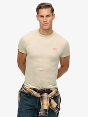 Superdry Natural Essential Short Sleeve Logo T-Shirt - Image 1 of 6