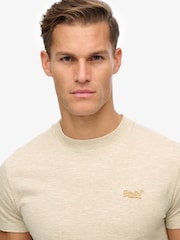 Superdry Natural Essential Short Sleeve Logo T-Shirt - Image 4 of 6
