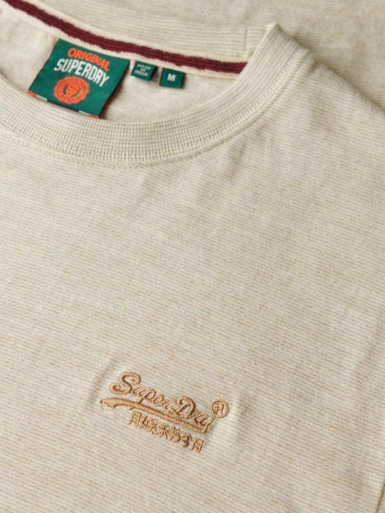 Superdry Natural Essential Short Sleeve Logo T-Shirt - Image 6 of 6 Superdry Natural Essential Short Sleeve Logo T-Shirt - Image 6 of 6