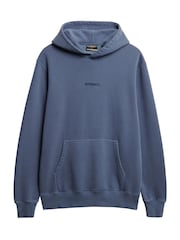 Azul - Superdry Micro Logo Hoodie - Imagem 1 de 2