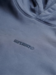 Azul - Superdry Micro Logo Hoodie - Imagem 2 de 2