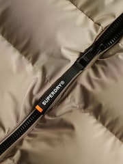 Superdry Natural Hooded Sports Puffer Jacket - Image 7 of 7