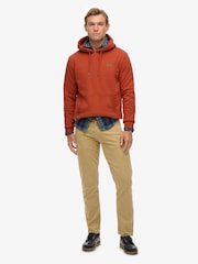 Superdry Brown Essential Loose Fit Logo Hoodie - Image 4 of 7