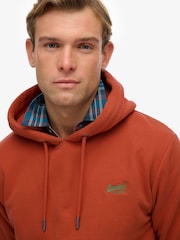 Superdry Brown Essential Loose Fit Logo Hoodie - Image 5 of 7