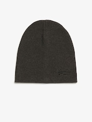 Pelēks - Superdry Essential Logo adīta cepure ar cepuri - Attēls 2 no 4