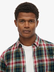 Superdry Green Vintage Check Shirt - Image 3 of 5