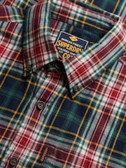 Superdry Green Vintage Check Shirt - Image 5 of 5