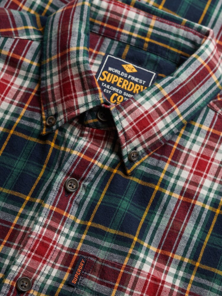Superdry Green Vintage Check Shirt - Image 5 of 5