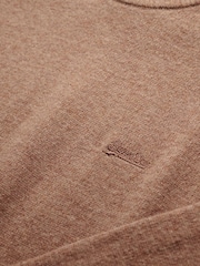 Superdry Brown Wool Blend Jumper - Image 6 of 6