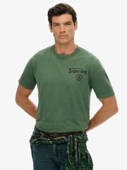 Superdry Green Tokyo Narrative Loose T-Shirt - Image 1 of 6