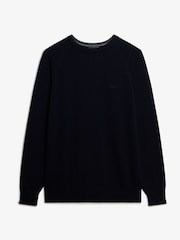 Superdry Blue Wool Blend Jumper - Image 5 of 5