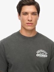 Superdry Black Record Label Oversized T-Shirt - Image 3 of 4