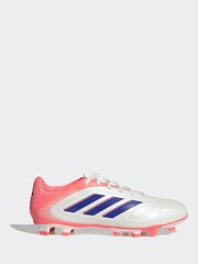 adidas White/Blue Adult Copa Pure 3 Club Firm/Multi Ground Boots - Image 1 of 11