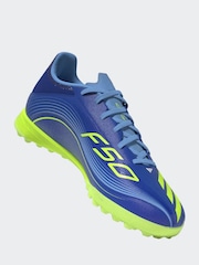 adidas Blue/Yellow Adult F50 Messi League Turf Boots - Image 10 of 19